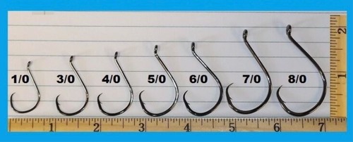 25 4 X Extra Strong Sea Saltwater Fishing Circle Fishing Hooks - Various Sizes - Picture 21 of 33