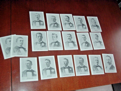 1894 Alpha Photo Engraving Baltimore Orioles Team Set McGraw Keeler Jennings 18