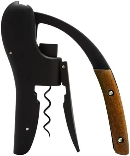 Abridor de botellas de vino Abridor de botellas Abridor de botellas Aleación de zinc Palanca Cono espiral - Imagen 1 de 9