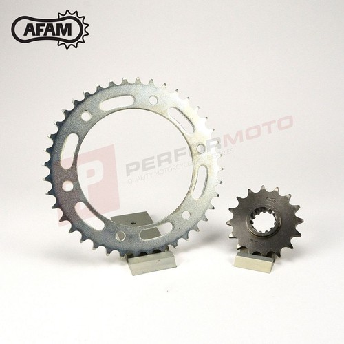 AFAM Steel Sprocket set to fit Triumph 900 Tiger GT / Rally / Pro 2021-2022 - Picture 3 of 3