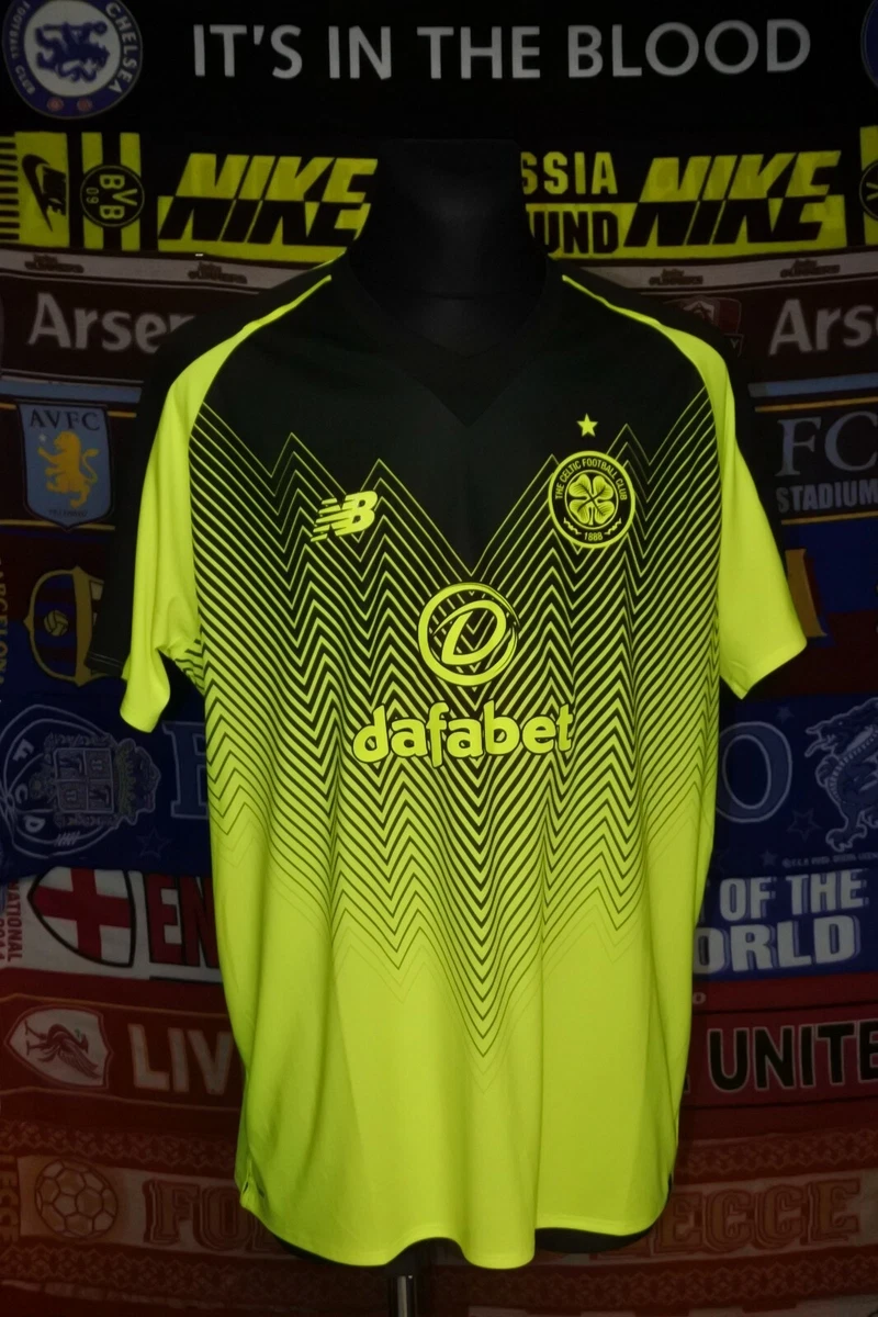 5 5 Celtic adults XXL 2018 MINT third bumblebee football shirt