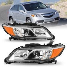 For 2013 2014 2015 Acura RDX Halogen OE Headlights Assembly Pair 13-15