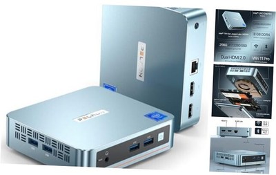  Mini PC Desktop Computer Intel 11th Gen N5095 8GB+256GB/Intel Celeron N5095