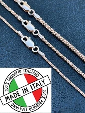 14k Rose Gold Plated Solid 925 Sterling Silver Sparkle Rope Chain Necklace Iced