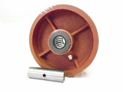CREATIVE INDUSTRIAL SALES 5" x 2" Ductile Steel Caster Wheel w/ Roller Brg 1500lb each FREE Bushing