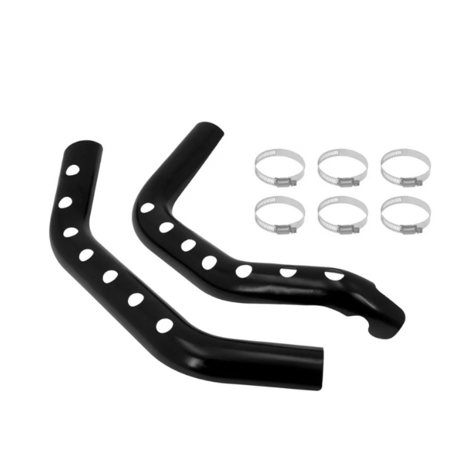 Крышка выхлопного коллектора трубы теплозащитные экраны черные для Harley Sportster 883 1200 04-23 - Изображение 4 из 4