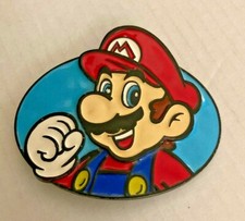 2010 Nintendo Mario Belt Buckle Colorful Rare