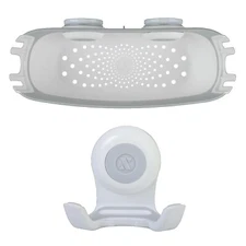 SlipX Solutions Shampoo Basket & Double Hook Bundle