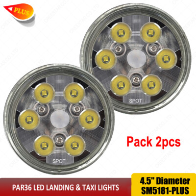 LED Landelicht Für Flugzeuge – Spot-Linse, PAR36 Größe, 10-30V DC