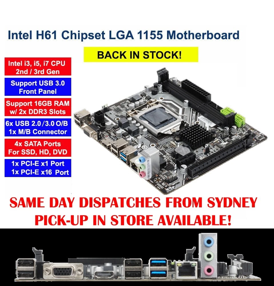 H61 supported processors sale