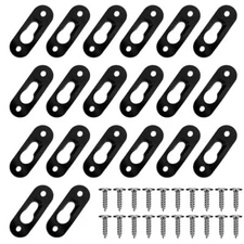 20 Pack Keyhole Hangers, 43x16mm Heavy Duty Metal Hanging Bracket Hardware 