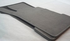 Lengenfelder Fußmatten für Mercedes Benz R107 SL W107 + Velours GRAU NUBUK NEU