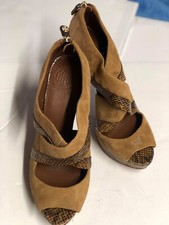 Tory Burch Brown High Heels Vintage size 10 $385 #23 TRY ON