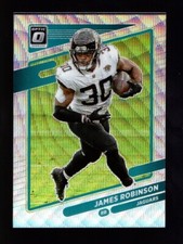 2021 OPTIC PREMIUM BOX SET WAVE PRIZM #117 JAMES ROBINSON /299 JAGUARS QTY