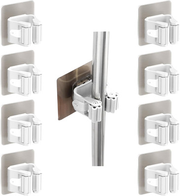 8 Stück Broom Holder, Bathroom, Kitchen, Office, Wardrobe, Garden, Garage, non D