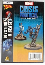 MARVEL CRISIS PROTOCOL MINIATURES GAME PACK CP 43 MYSTIQUE BEAST SEALED