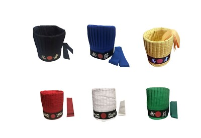 Premade Wholeset Hibachi chef Hat。