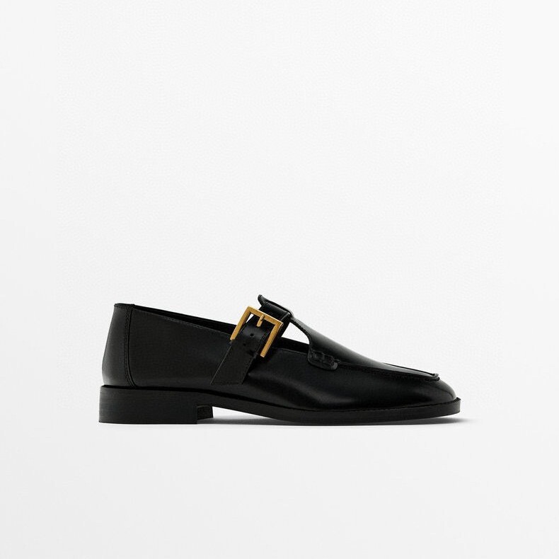 Massimo Dutti ローファー MASSIMO DUTTI BLACK SUEDE LEATHER LOAFERS MEN'S SIZE US 8