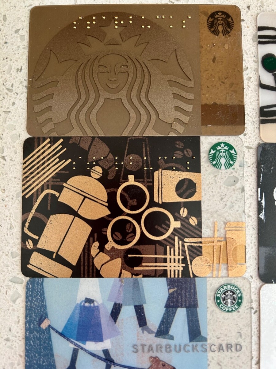 STARBUCKS Coffee Gift Card Lot - NO Value - Great Graphics! SOME