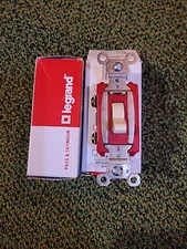 Set of 2 Pass & Seymour PS20AC1-I Single Pole Switch 20A 120/227VAC (12098)