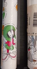 VTG LOONEY TUNES Bugs Bunny Tweety Marvin Wall Paper Border Set of 2 Cut Outs