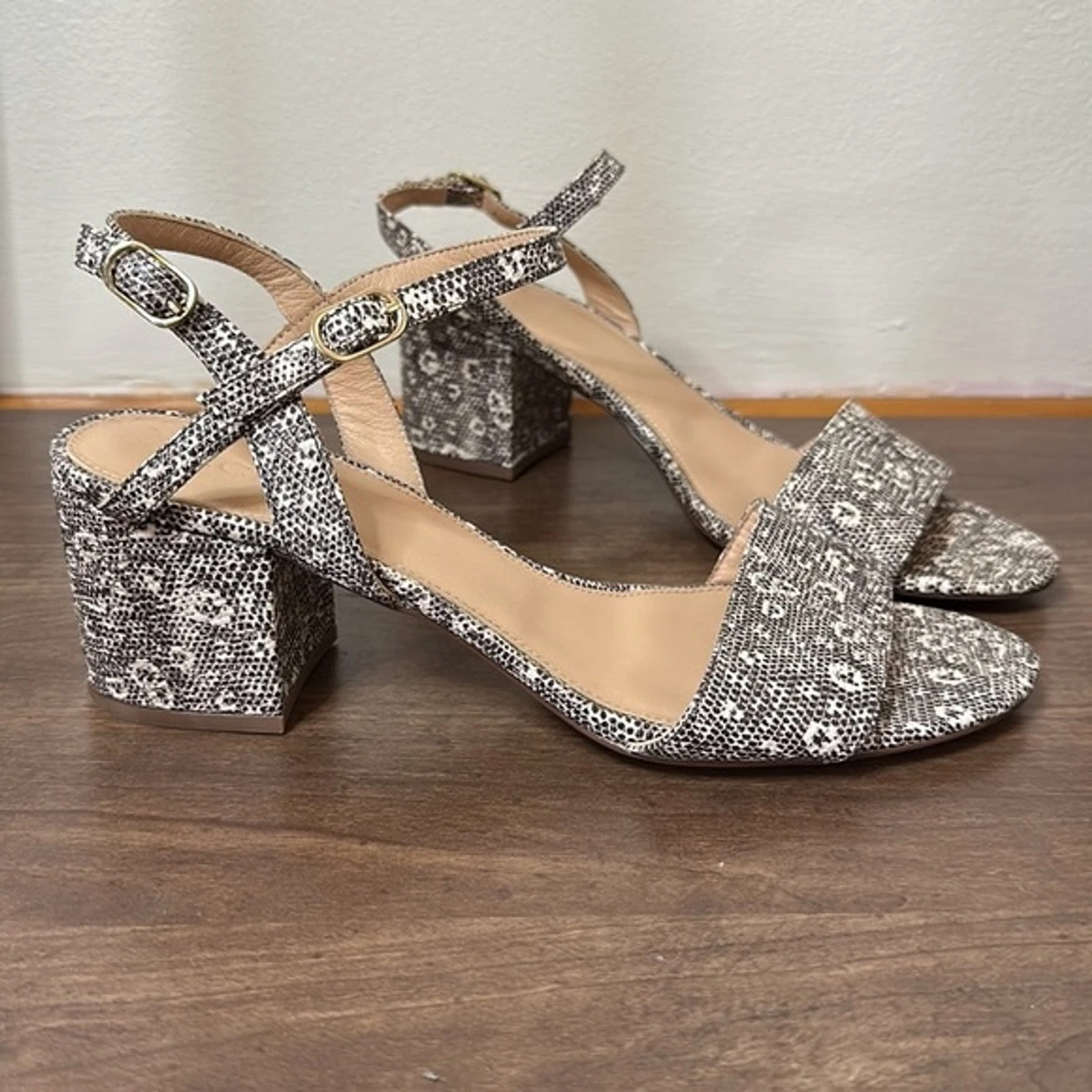 J crew strappy block heel sandal sale