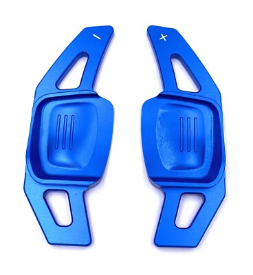 Schaltwippen Shift Paddle für VW Golf 8, auch GTI und GTD blau v2