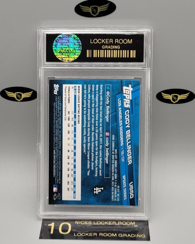 2017 Topps Update Los Angeles Dodgers CODY BELLINGER #US50 rookie RC mint LRG 10 - Picture 2 of 2