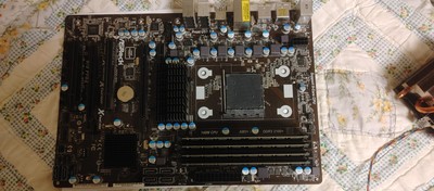 ASRock 970M Pro3 DDR3 Motherboard And 4 Ram Sticks Bundle