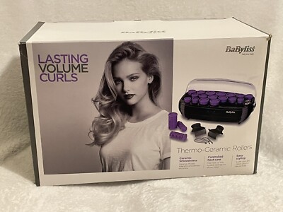 NEW in Box BaByliss Get Your Look Thermo Ceramic Hair Rollers 3045BU 400W  3030053330455 UK