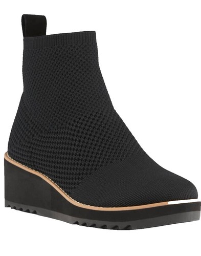 Eileen fisher splash waterproof black suede ankle boots size 9.5 NEW $235 Eileen Fisher Splash Waterproof Suede Bootie Black  main image 2