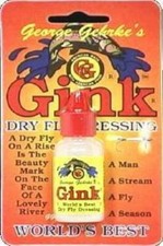 George Gehrke's Gink Floatant Dry Fly Fishing Dressing 1/2 Ounce Bottle Carded