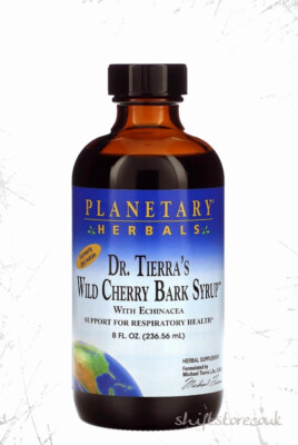 Planetary Herbals Dr. Tierra's Wild Cherry Bark Syrup  Respiratory