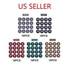 80x Abrasive Metal Polishing Buffing Wheel Burr Kit Set for Dremel Rotary Tool