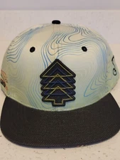 RARE SAMPLE Grassroots California Summer Camp Snapback Hat 20th Anniversary L/XL