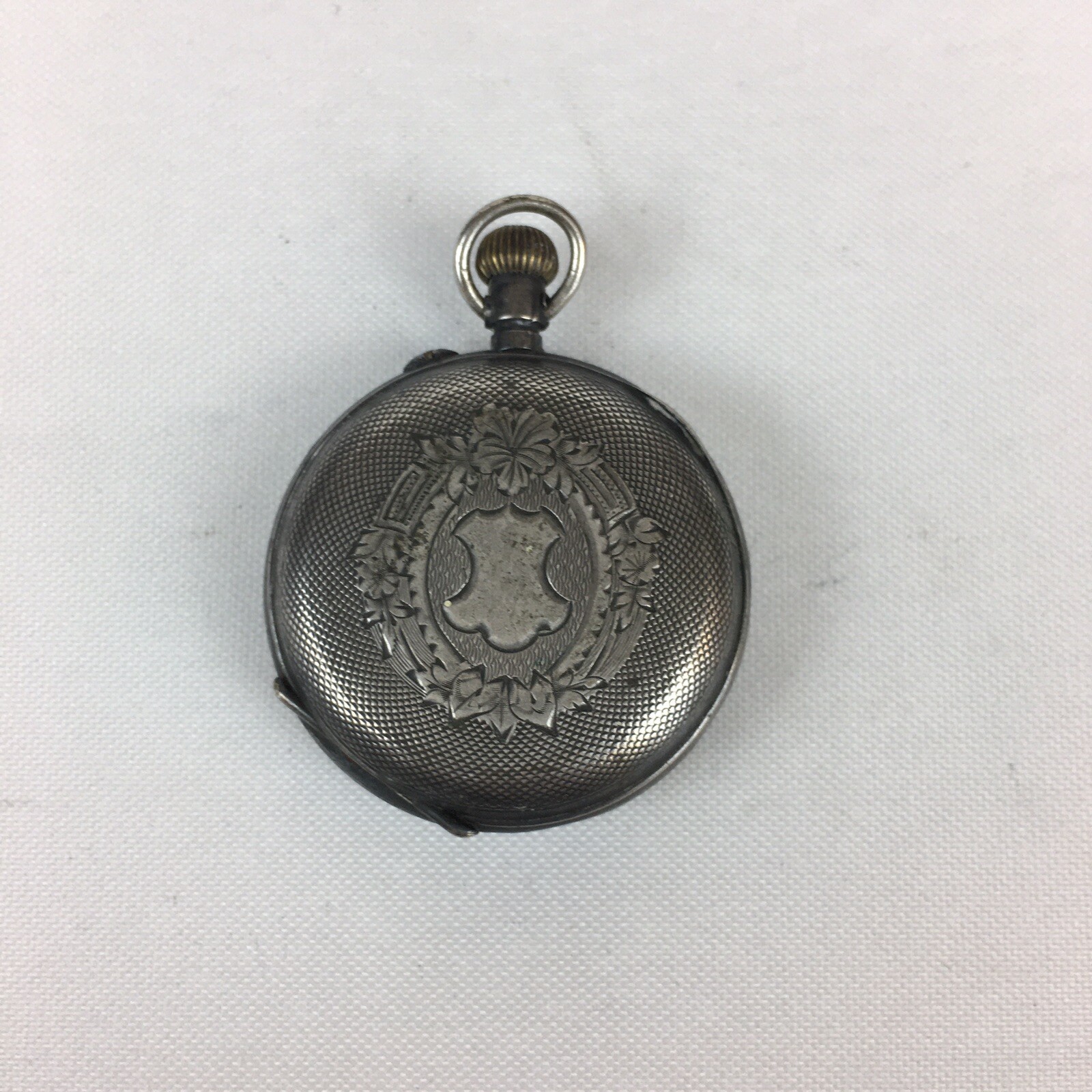 Antique German Solid Silver Cased Remontoirill Fo… - image 8