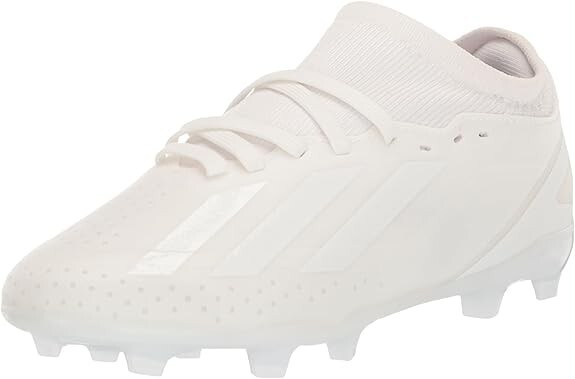 Adidas X Crazyfast.3 Firm Ground Sneaker, White, Size 12K US Unisex Little Kid Adidas X Crazyfast.3 Firm Ground Sneaker, White, Size 12K US Unisex Little Kid