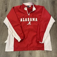 Alabama Crimson Tide NCAA Cadre Quarter Zip Pullover Size Men  s Large