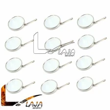 Pack Of 12 Dental Mouth Mirror #5 Cone Socket Diagnostic Instruments
