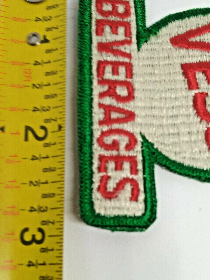 Parche de ventilación nuevo stock antiguo 2,5 por 2,75 pulgadas Vess bebidas Foto 3 de 4