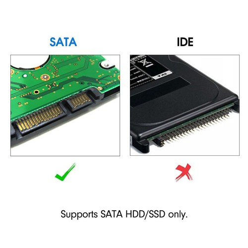 USB 3.0 To SATA III 2.5" 3.5" External Hard Drive Disk Enclosure SSD HDD HD Case - Picture 7 of 9