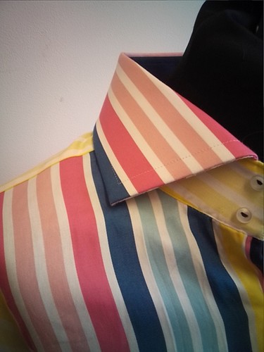 Hawes And Curtis Curtis Multicoloured Striped Shirt Size L ❤️CHARITY - Picture 3 of 5