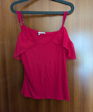 Orsay Damen Top Gr. 42 Rosa V-Ausschnitt Cold...