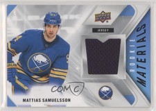 2021-22 Upper Deck Series 2 Rookie Materials Mattias Samuelsson #RM-MS 01wh