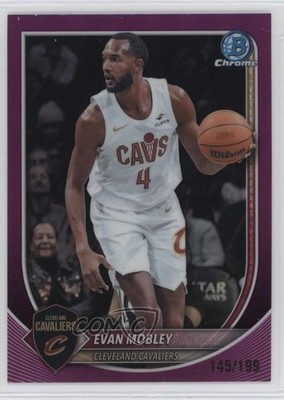 2025-26 Bowman Chrome Fuchsia Refractor 145/199 Evan Mobley #BCV-93 3pb