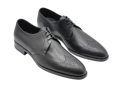 NWT 1350,00 $  ZILLI Leather Dress  Shoes Eu 43 Uk 9 Us 10 ZS8