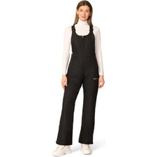 Arctix Women's Essential Insulated Bib Overalls, Black, Size Large