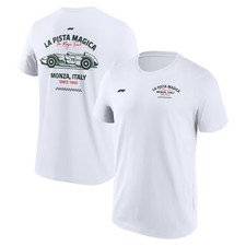 Formula 1 T-Shirt Graphic Italy GP White Mens Official Licensed Teamwear