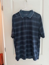 Adidas Blue Primegreen Men  s Golf Polo Size Large