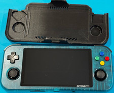 Retroid Pocket 3 Plus Handheld Console Transparent Blue w/ Protective Case
